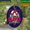 Atlanta Braves World Series Champions Decor 2022 Christmas Ornament