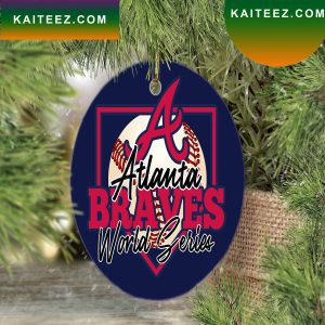 Atlanta Braves World Series Champions 2022 Ornament Christmas