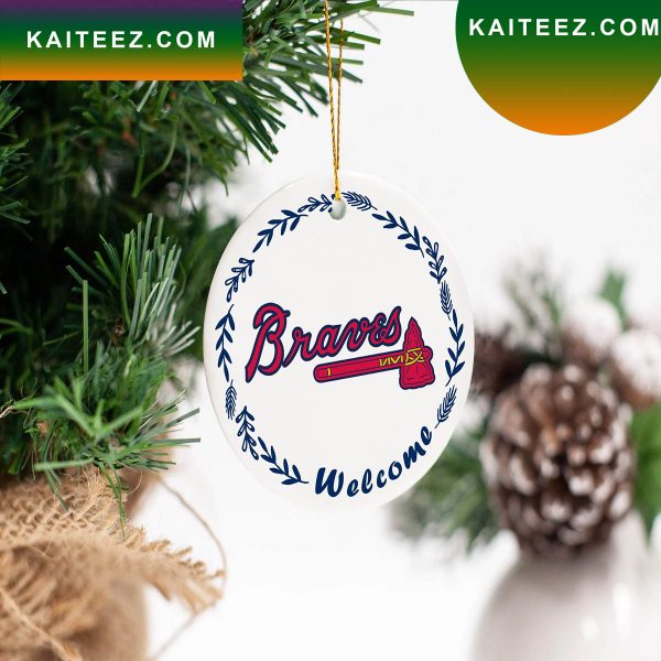 Atlanta Braves World Series Christmas Ornament