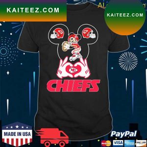 Awesome mickey mouse Kansas City Chiefs football T-shirt