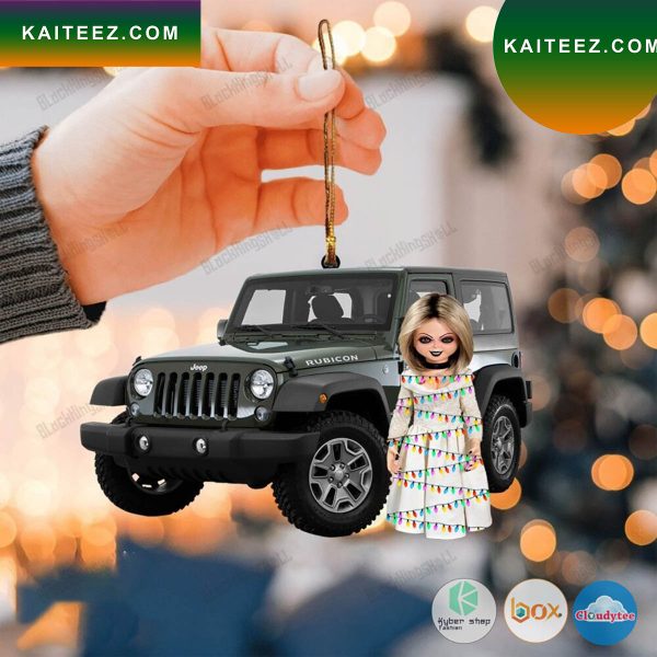 Bride Of Chucky Rubicon Jeep Led Lights Christmas Ornament