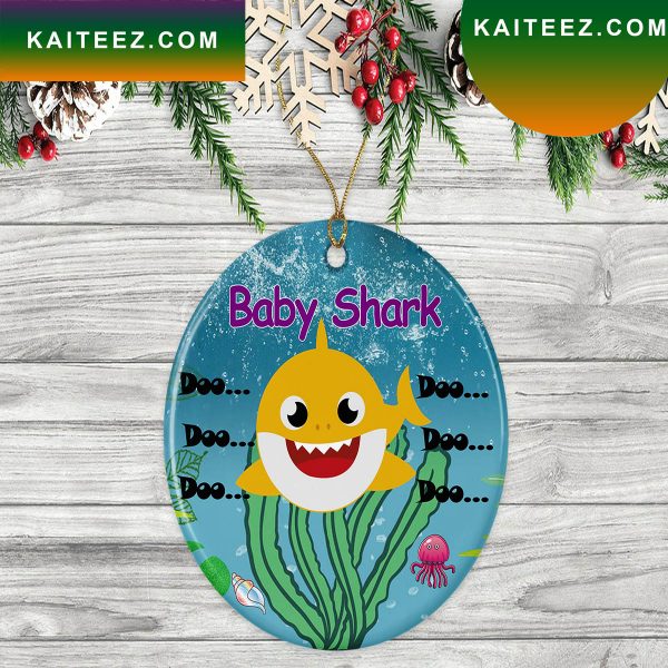 Baby Shark Doo Doo Doo Christmas Ornament