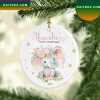 Baby First Christmas 2022 Personalized Baby Name Gift Christmas Ornament