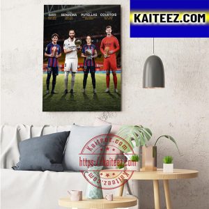 Barcelona and Real Madrid Sweep The Major Awards At The Ballon d’Or Art Decor Poster Canvas