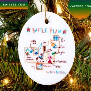 Battle Plan Kevin Mccallister Home Alone Christmas Ornament