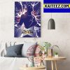 Black Adam Power Born From Rage DC Movie Art Decor Poster Canvas