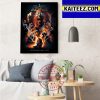 Black Adam Fan Art The Rock For Black Adam Movie Of DC Comics Art Decor Poster Canvas