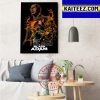 Black Adam Power Born From Rage DC Movie Art Decor Poster Canvas