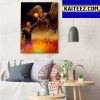 Black Adam Movie By DC Comics Art Decor Poster Canvas