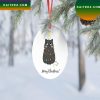 Black Cat Christmas Tree Keepsake Christmas Ornament