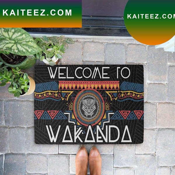 Black Panther Wakanda Forever Marvel Avengers Housewarming Gift Doormat