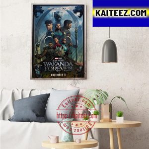 Black Panther Wakanda Forever Of Marvel Studios New Poster On 4DX Art Decor Poster Canvas