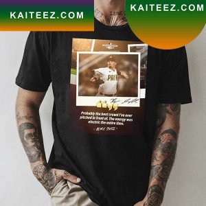 Blake Snell San Diego Padres Capture The Momment MLB Postseason 2022 Fan Gifts T-Shirt
