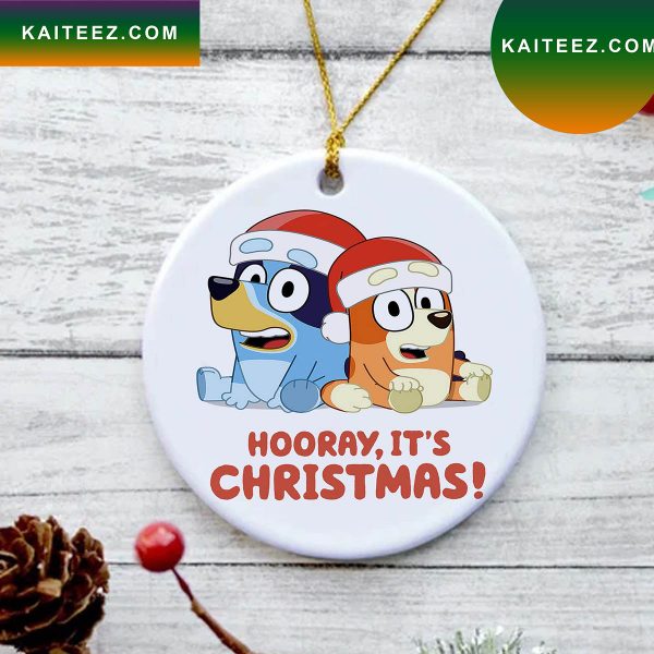 Bluey And Bingo Inspired Christmas Ornament