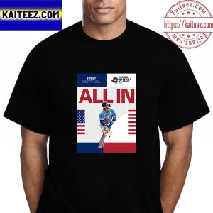 Bobby Witt Jr Is All In For Team USA At 2023 World Baseball Classic Vintage T-Shirt