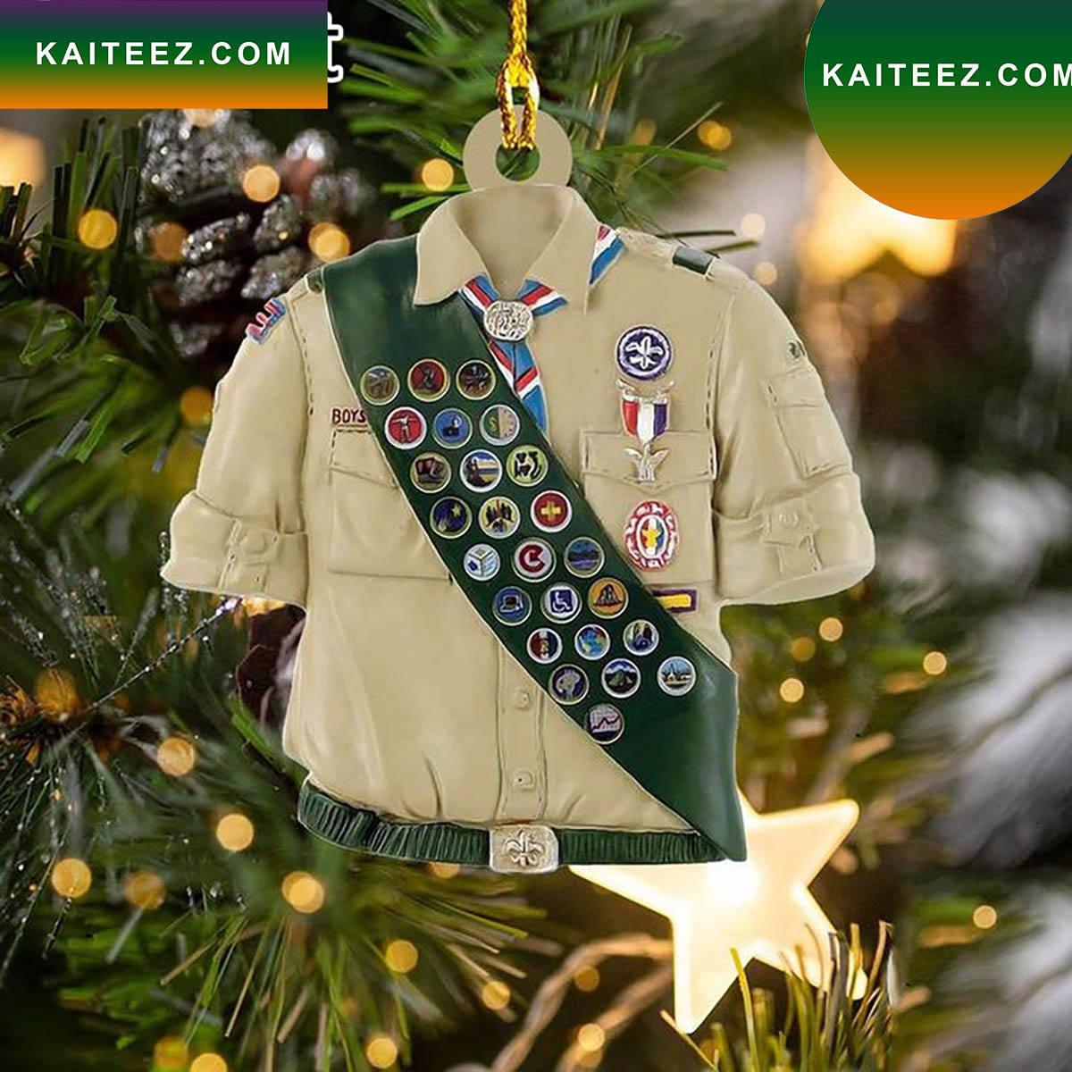 Boy Scouts Of America Christmas Ornament Kaiteez