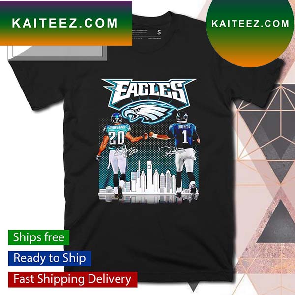 AJ Brown Philadelphia Eagles signature 2022 T-shirt - Kaiteez