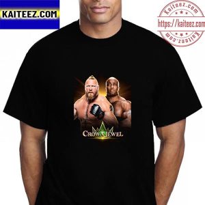 Brock Lesnar Vs Bobby Lashley At WWE Crown Jewel Vintage T-Shirt