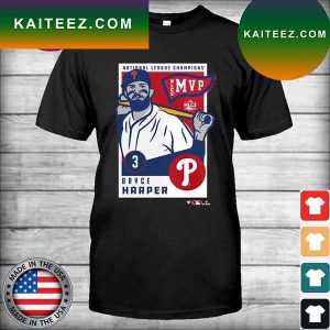 Bryce Harper Philadelphia Phillies 2022 National League Champions MVP T-shirt