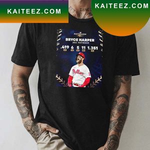 Bryce Harper Philadelphia Phillies The MLB Postseason Of Bryce Fan Gifts T-Shirt