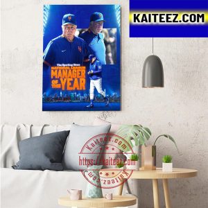 Buck Showalter The Sporting News NL Manager Of The Year Art Decor Poster Canvas