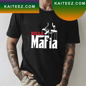 Buffalo Bills Bills Mafia x God Father Logo Fan Gifts T-Shirt