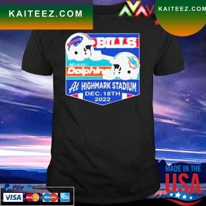 Buffalo Bills vs Miami Dolphins At Highmark Stadium Dec 18th 2022 T-shirt