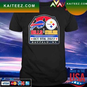 Buffalo Bills vs Pittsburgh Steelers OCT 9th 2022 Buffalo NY T-shirt