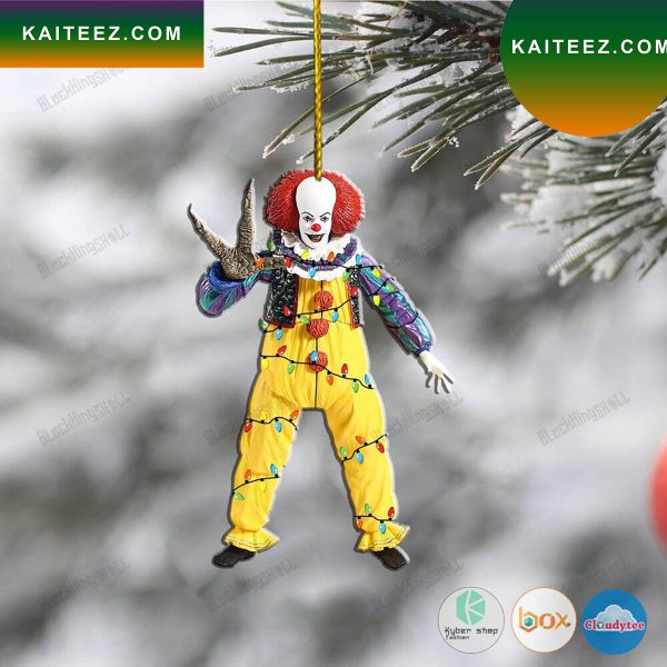 Clown With Monster Hands Led Lights Christmas Ornament