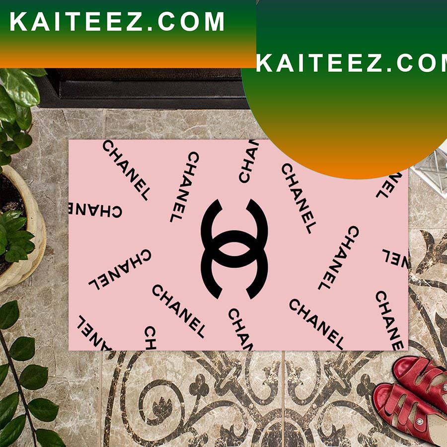 Chanel Pink Wallpaper Special Edition Doormat