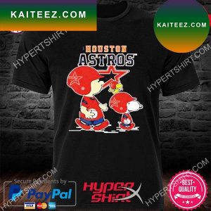 Charlie Brown and Snoopy Woodstock Houston Astros 2022 World Series T-shirt