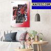 Celebrating Karim Benzema Winner Ballon dOr 2022 Art Decor Poster Canvas