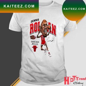 Chicago Bulls Dennis Rodman Signature T-Shirt