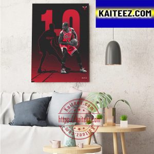 Chicago Bulls That Is My Team 2022 NBA Art Decor Poster Canvas