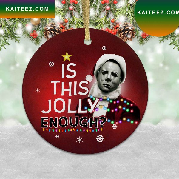 Christmas 2022 Is This Jolly Enough Michael Myers Tree Decor Christmas Ornament