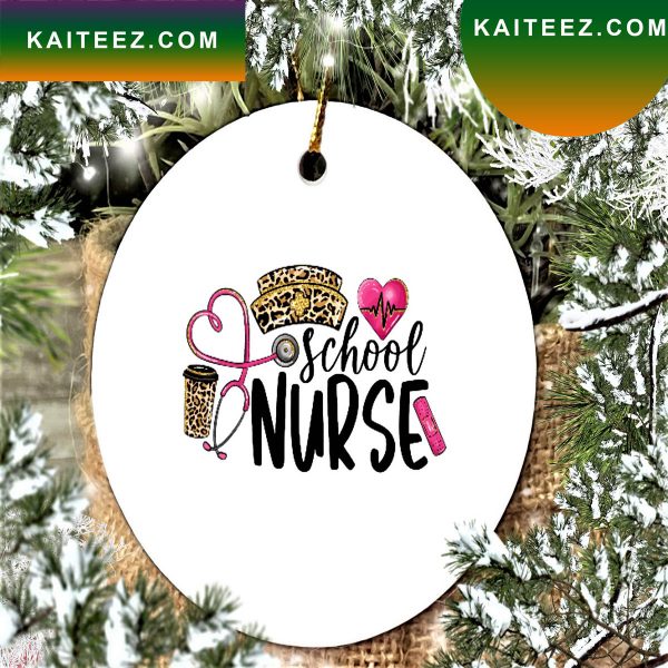 Christmas Nurse Back To School Christmas Ornament