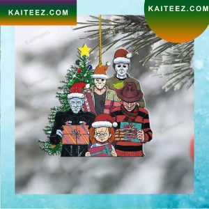 Christmas Pine Tree Horror Squad Christmas Ornament
