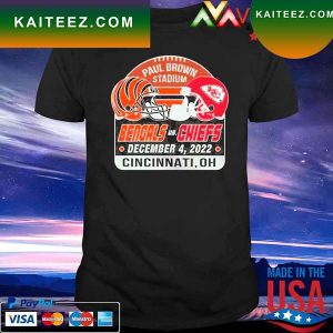 Cincinnati Bengals vs Kansas City Chiefs December 4 2022 Paul Brown Stadium T-shirt