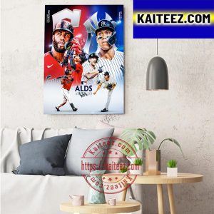 Cleveland Guardians Vs New York Yankees In MLB ALDS 2022 Art Decor Poster Canvas