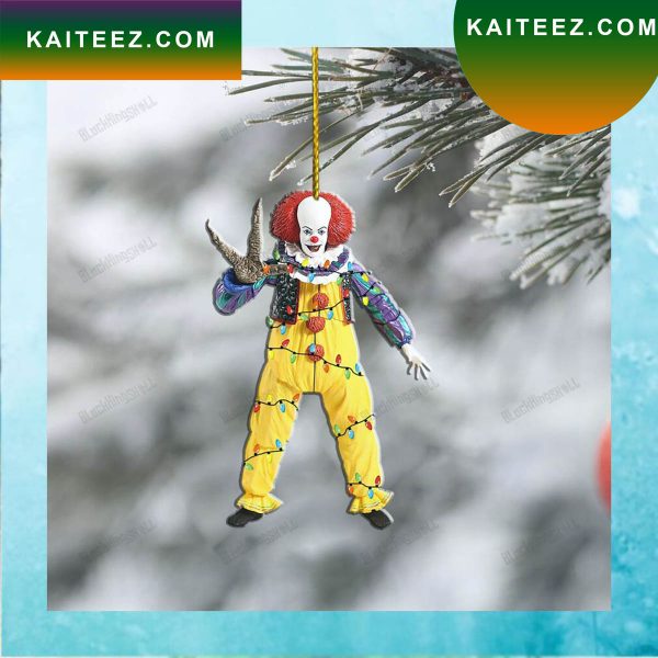 Clown With Monster Hands LED Lights Horror Christmas Ornament