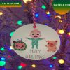 Cocomelon Merry Christmas Candy Cane Boy Tree Christmas Ornament