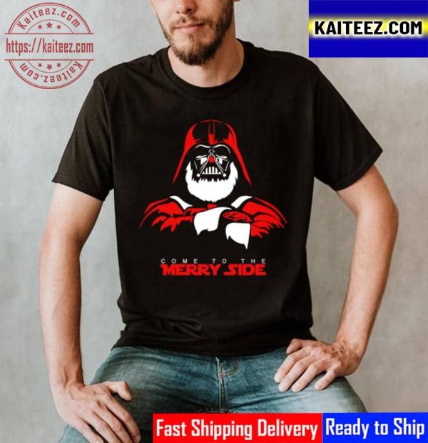 Come To The Merry Side Star Wars Darth Vader x Santa Christmas Vintage T-Shirt