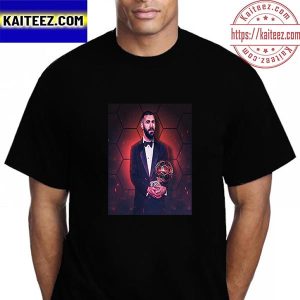 Congratulations Karim Benzema Is 2022 Ballon Dor Winner Vintage T-Shirt