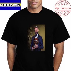 Congratulations Karim Benzema Winner 2022 Ballon Dor Vintage T-Shirt