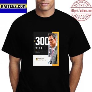Congratulations Mike Sullivan 300 Wins With Pittsburgh Penguins Vintage T-Shirt