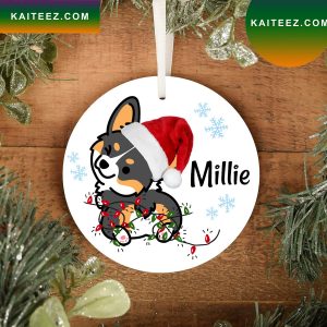 Corgi Christmas Dogs Decorations  Decor Tree Christmas Ornament