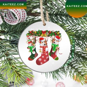 Corgi Christmas Socks Pet Gifts Christmas Ornament