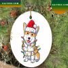 Corgi Christmas Tree Pet Lover Gift Christmas Ornament