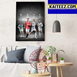 Cristiano Ronaldo Has Now Scored 700 Club Goals Art Decor Poster Canvas