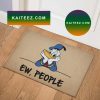 Cute Eeyore Ew People Bathroom Mat Doormat